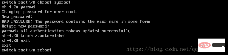 linux密碼忘記重置密碼的方法
