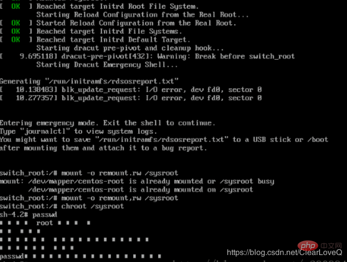 怎么解決CentOS7忘記root密碼的問題
