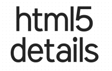 html5 details标签的作用是什么？<details>标签的使用方法介绍(附使用实例)
