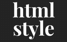 关于HTML标签style属性的使用方法详解(附具体实例)