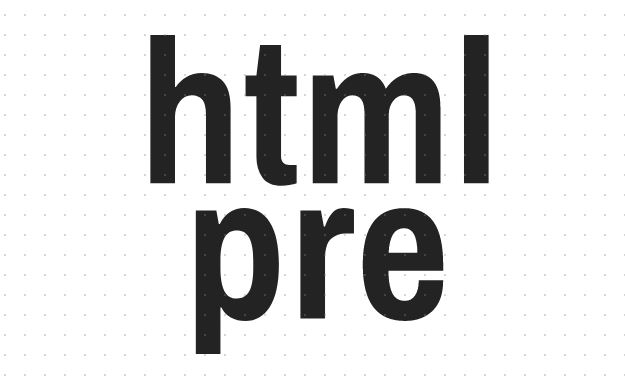 如何给html中的pre标签中的文字换行？html pre标签的使用实例