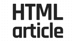 What is the use of html article tag? Introduction to how to use the html article tag