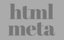 html5中的meta标签的三要素是什么？meta标签的使用总结