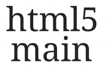 html5 main标签怎么居中？main标签的居中实例介绍