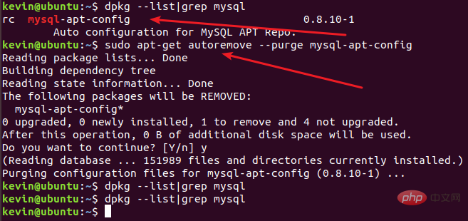 unbuntu如何徹底刪除mysql？