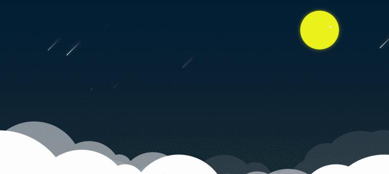 CSS+JS如何實現浪漫流星雨動畫效果? (程式碼範例)