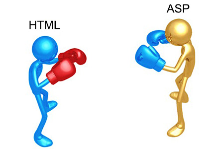 HTML和ASP之间的区别是什么