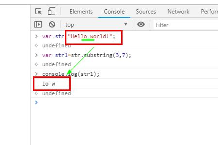JavaScript中substr()方法和substring()方法的区别