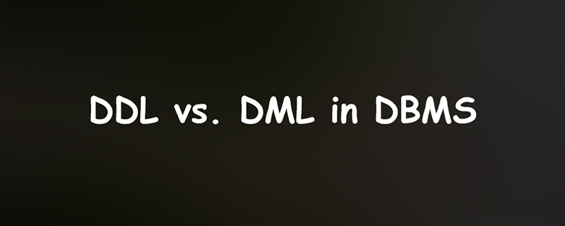 DBMS中DDL和DML的簡單比較-小浪學習網