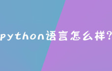 python语言怎么样？