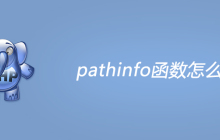 php pathinfo函数怎么用？