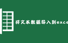 怎么将文本数据导入到excel表格中？