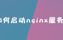 如何启动nginx服务？