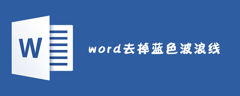 word如何去掉藍色波浪線-小浪學習網