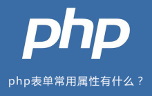 php表单常用属性有什么？