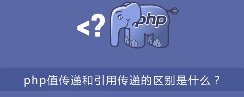 php值传递和引用传递的区别是什么？