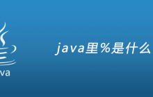 java里%是什么？