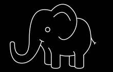 HTML5+CSS3动态画出一个大象