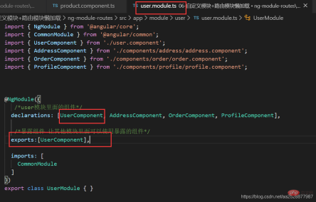 Talk about the use of Angular modules and lazy loading