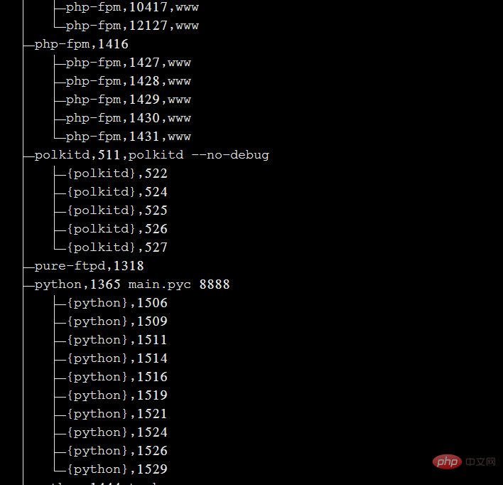 linux怎么查看進程？