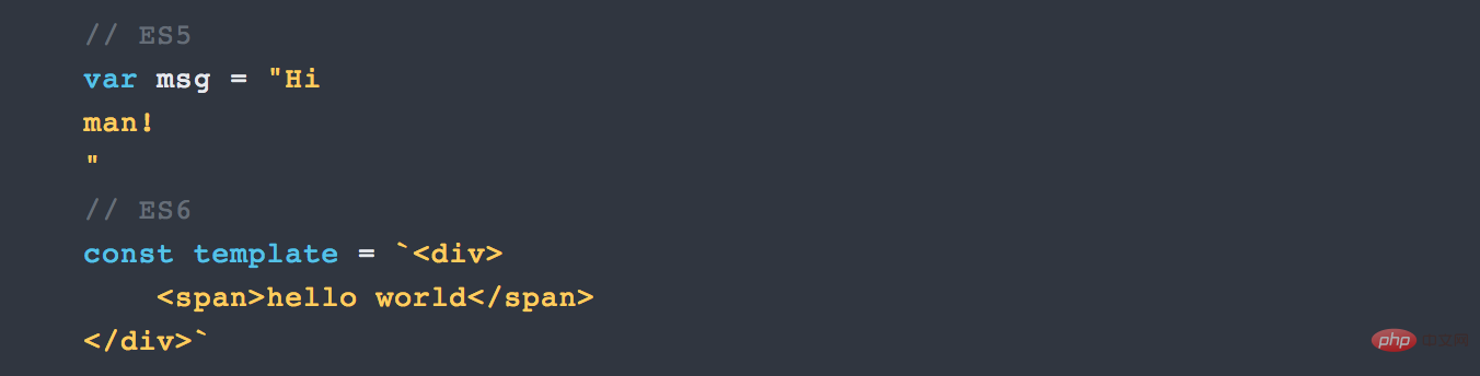 前端开发es6有什么特点