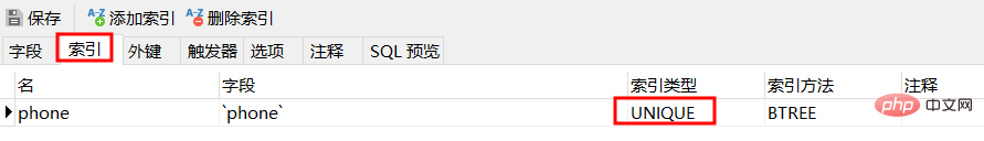 mysql怎么設置行值唯一？