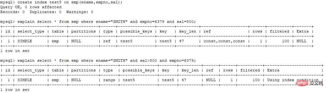 mysql索引失效的情況有哪些