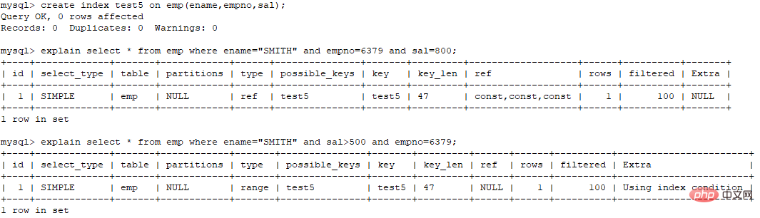 mysql索引失效的情况有哪些