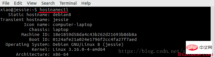 linux怎么修改主機名