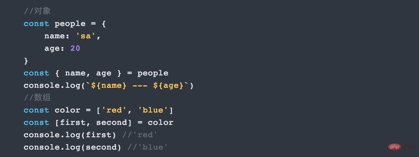 前端开发es6有什么特点