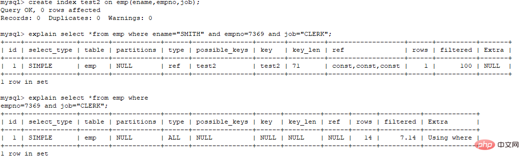 mysql索引失效的情况有哪些