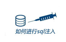 如何进行sql注入