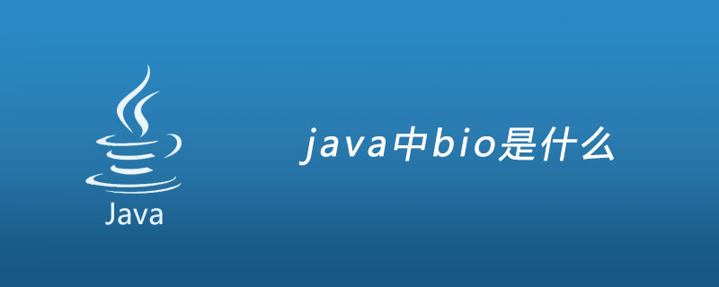 What is bio in java