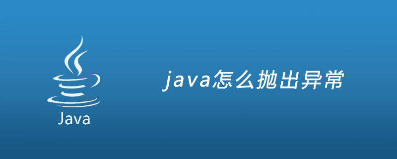 java怎么抛出异常