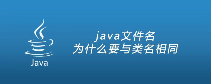 java文件名为什么要与类名相同