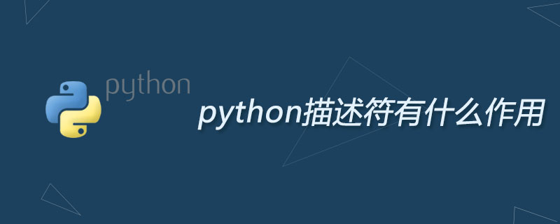 python描述符有什么作用