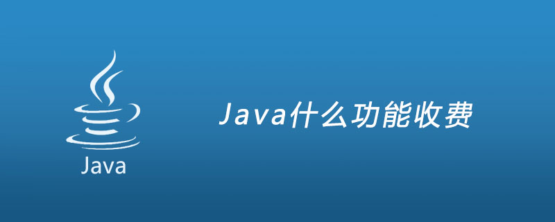 Java什么功能收费