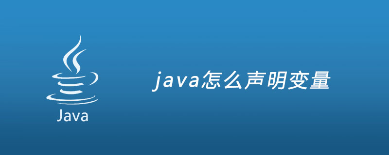 java怎么声明变量