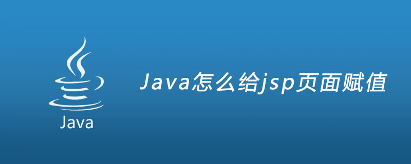 Java怎么给jsp页面赋值