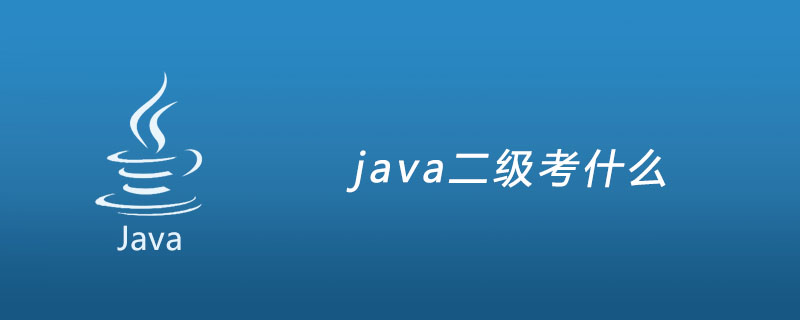 java二级考什么