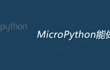 MicroPython能做什么