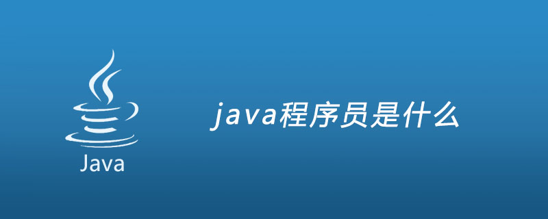 java程序员是什么