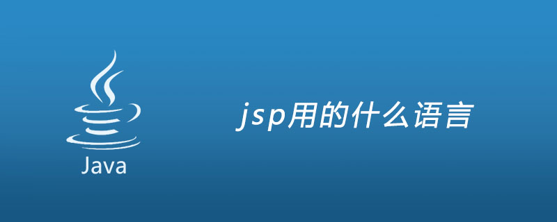 jsp用的什么语言