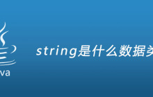 string是什么数据类型