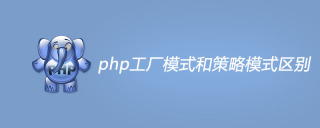 The difference between php factory mode and strategy mode