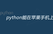 python能在苹果手机上运行吗