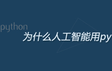 为什么人工智能用python