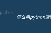 怎么用python画圆