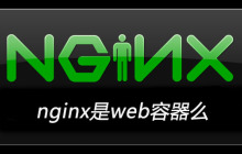 nginx是web容器么