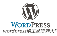 wordpress换主题影响大吗